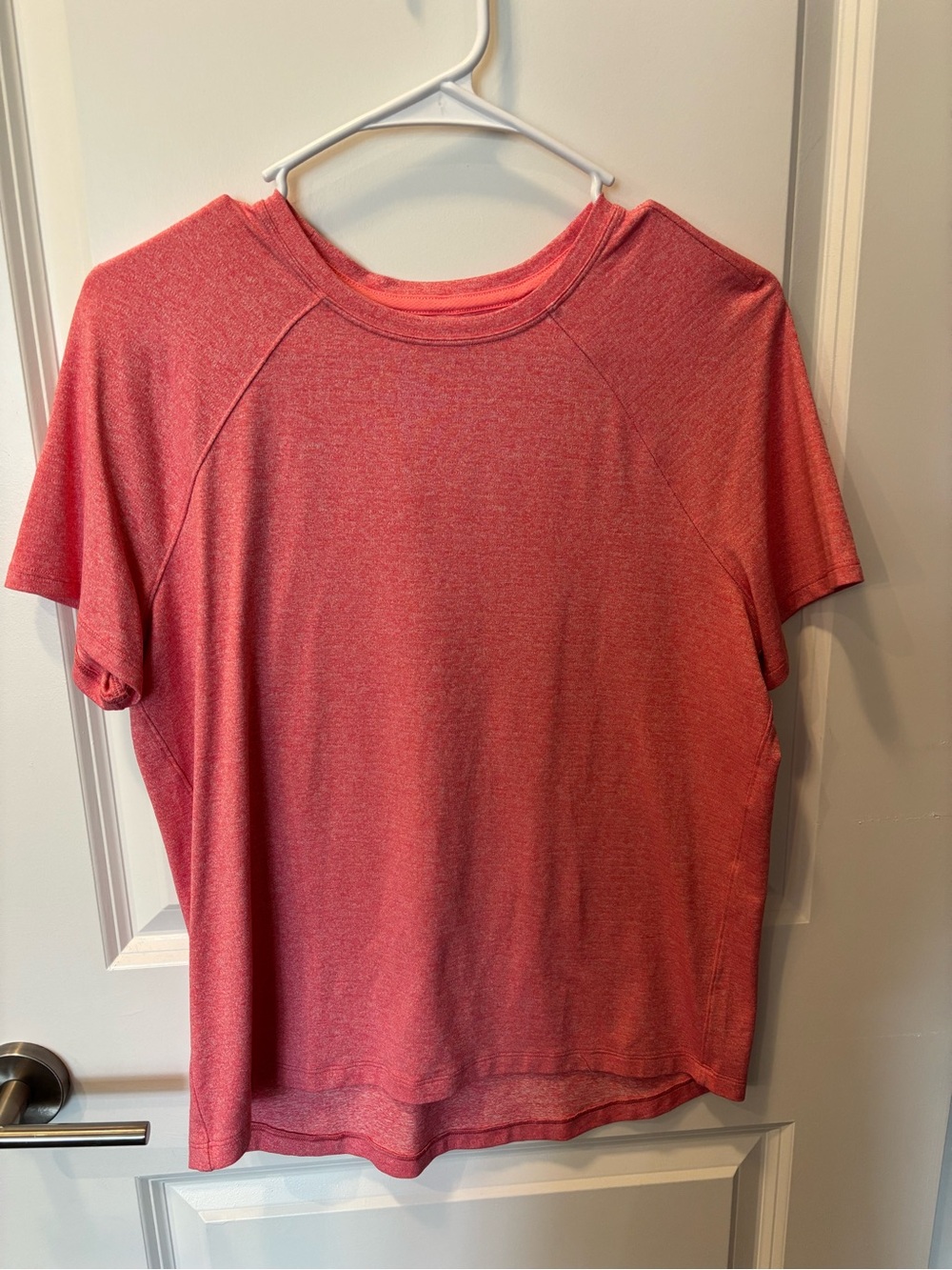 lululemon athletica Heathered Coral Performance Tee